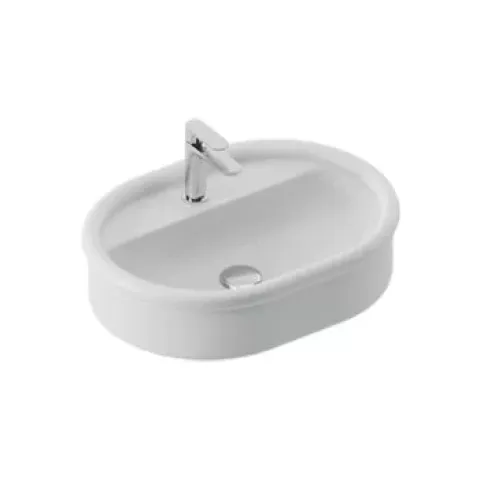 THE.ARTCERAM BRERA COUNTERTOP WASHBASIN 60X40 / WITHOUT DECORATION DECORATION