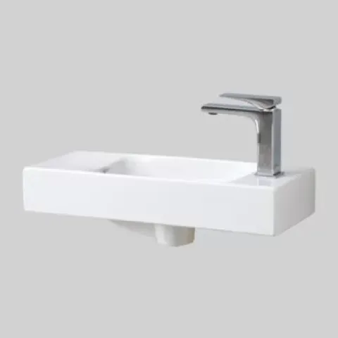 THE.ARTCERAM BRICK WALL-MOUNTED HANDWASHBASIN 20X54 / WITHOUT DECORATION