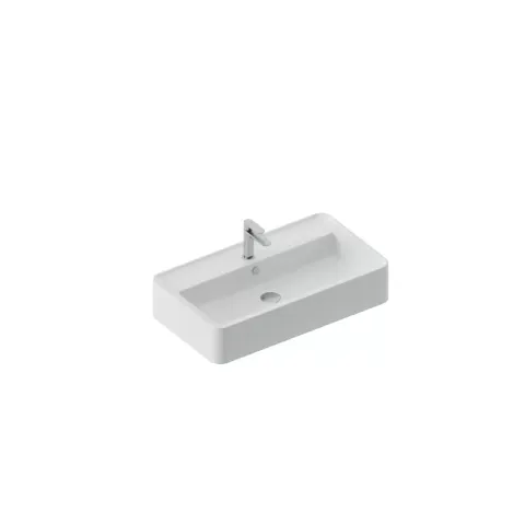 THE.ARTCERAM RODOLFO WASHBASIN 80 WALL-MOUNTED / COUNTERTOP / SANIGLAZE