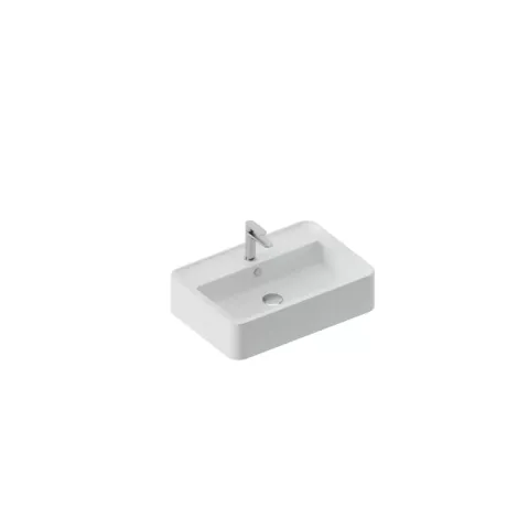 THE.ARTCERAM RODOLFO WASHBASIN 65X45 WALL-MOUNTED / COUNTERTOP / SANIGLAZE