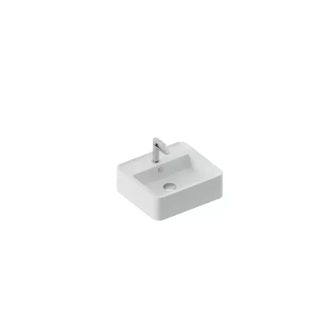 THE.ARTCERAM RODOLFO WASHBASIN 50X45 WALL-HUNG / COUNTERTOP / SANIGLAZE