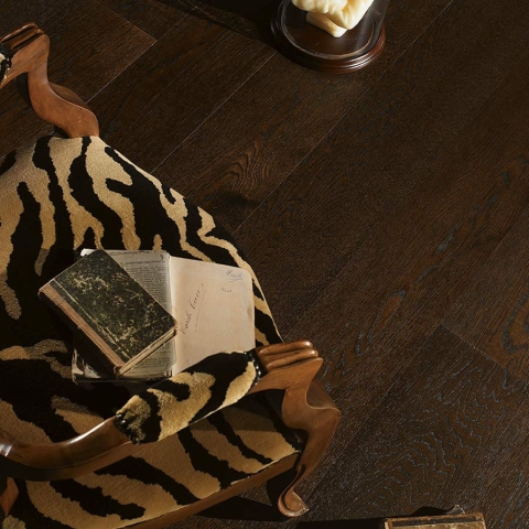 ORIGINAL PARQUET EASY PLANCIA Rovere 'Standard' Noce coffee mm 10x150x1200