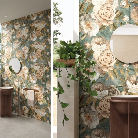 NAXOS FLOWERY GREEN 60X120