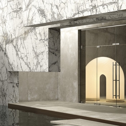 IRIS FMG CALACATTA GREY LUCIDATO SQ.150X150
