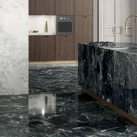 IRIS FMG AOSTA GREEN MARBLE LUCIDATO SQ.150X75